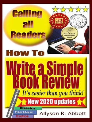 cover image of How to Write a Simple Book Review